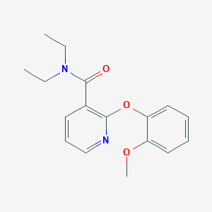 N,N-diethyl-2-(2-methoxyphenoxy)nicotinamide