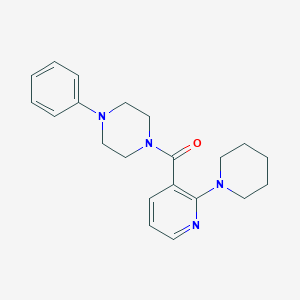1-Phenyl-4-{[2-(1-piperidinyl)-3-pyridinyl]carbonyl}piperazine
