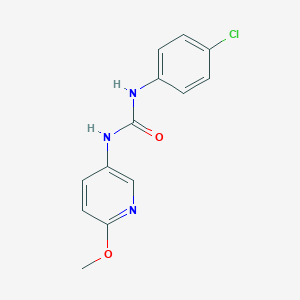 N-(4-chlorophenyl)-N'-(6-methoxy-3-pyridinyl)urea