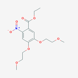 Ethyl 4,5-bis(2-methoxyethoxy)-2-nitrobenzoate