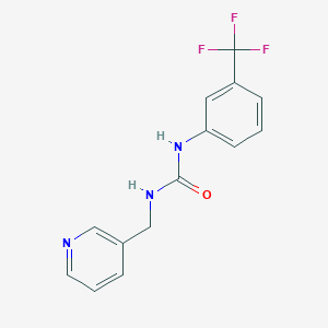 N-(3-pyridinylmethyl)-N'-[3-(trifluoromethyl)phenyl]urea