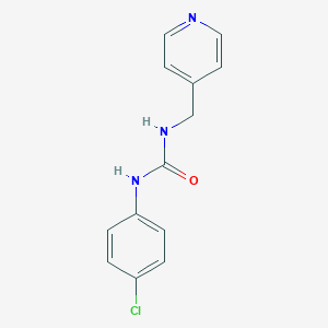 molecular formula C13H12ClN3O B500934 N-(4-chlorophenyl)-N'-(4-pyridinylmethyl)urea 