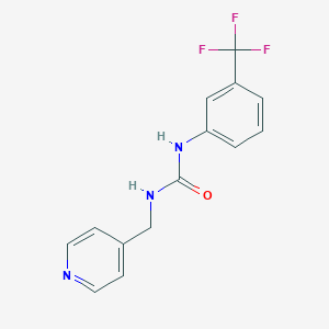 N-(4-pyridinylmethyl)-N'-[3-(trifluoromethyl)phenyl]urea