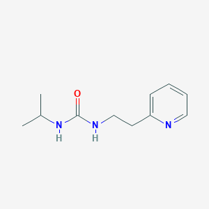molecular formula C11H17N3O B500937 N-isopropyl-N'-[2-(2-pyridinyl)ethyl]urea CAS No. 87345-03-7