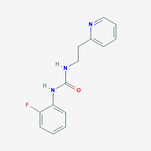N-(2-fluorophenyl)-N'-[2-(2-pyridinyl)ethyl]urea