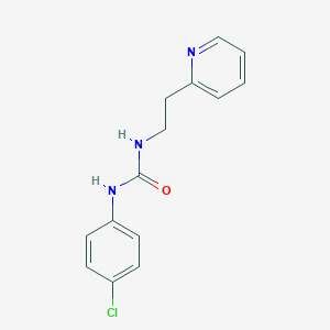 N-(4-chlorophenyl)-N'-[2-(2-pyridinyl)ethyl]urea