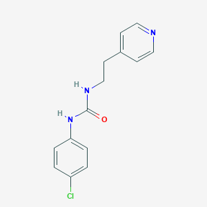 N-(4-chlorophenyl)-N'-[2-(4-pyridinyl)ethyl]urea