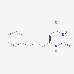 6-[(Benzylsulfanyl)methyl]-2,4-pyrimidinediol