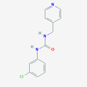 molecular formula C13H12ClN3O B500947 N-(3-chlorophenyl)-N'-(4-pyridinylmethyl)urea 