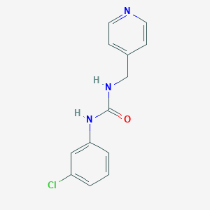 N-(3-chlorophenyl)-N'-(4-pyridinylmethyl)urea
