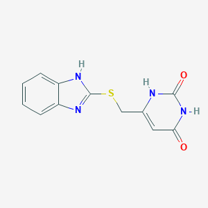6-[(1H-benzimidazol-2-ylsulfanyl)methyl]-2,4(1H,3H)-pyrimidinedione