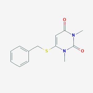 6-(benzylsulfanyl)-1,3-dimethyl-2,4(1H,3H)-pyrimidinedione