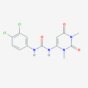 N-(3,4-dichlorophenyl)-N'-(1,3-dimethyl-2,6-dioxo-1,2,3,6-tetrahydro-4-pyrimidinyl)urea