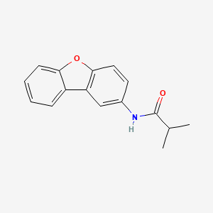 molecular formula C16H15NO2 B5009867 N-dibenzofuran-2-yl-2-methylpropanamide 