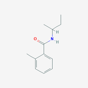molecular formula C12H17NO B5009953 N-(sec-butyl)-2-methylbenzamide CAS No. 6640-79-5