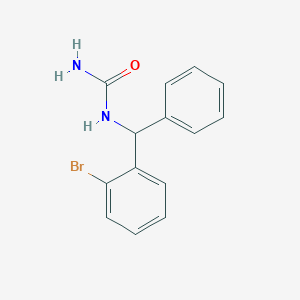 molecular formula C14H13BrN2O B5010115 N-[(2-bromophenyl)(phenyl)methyl]urea CAS No. 117211-22-0