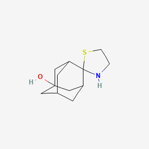 molecular formula C12H19NOS B5010659 SPIRO[ADAMANTANE-2,2'-[1,3]THIAZOLIDIN]-7-OL 