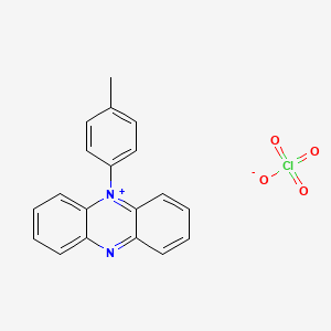 molecular formula C19H15ClN2O4 B5010672 5-(4-Methylphenyl)phenazin-5-ium;perchlorate 