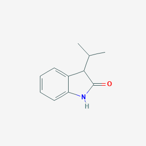 molecular formula C11H13NO B501094 3-(propan-2-yl)-2,3-dihydro-1H-indol-2-one CAS No. 4679-87-2