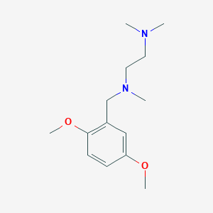 molecular formula C14H24N2O2 B5011115 N'-[(2,5-dimethoxyphenyl)methyl]-N,N,N'-trimethylethane-1,2-diamine 