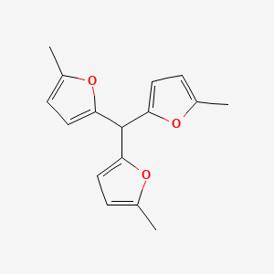 molecular formula C16H16O3 B5011154 Tris(5-methyl-2-furanyl)methane 