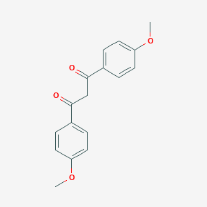molecular formula C17H16O4 B050115 1,3-Bis(4-methoxyphenyl)-1,3-propanedione CAS No. 18362-51-1