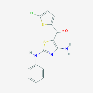 molecular formula C14H10ClN3OS2 B501158 Jak2-IN-6 