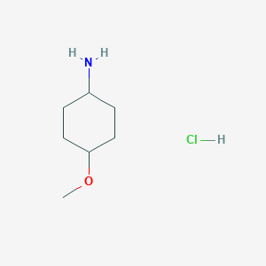 molecular formula C7H16ClNO B050119 4-Methoxycyclohexanamine hydrochloride CAS No. 61367-41-7