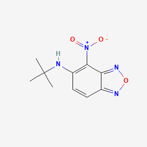 molecular formula C10H12N4O3 B5011900 N-tert-butyl-4-nitro-2,1,3-benzoxadiazol-5-amine 