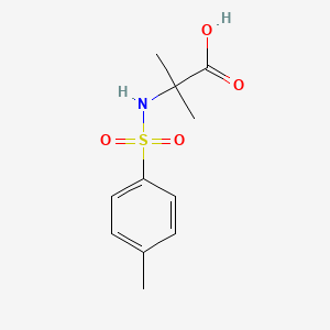 molecular formula C11H15NO4S B5012064 2-methyl-N-[(4-methylphenyl)sulfonyl]alanine CAS No. 7663-91-4