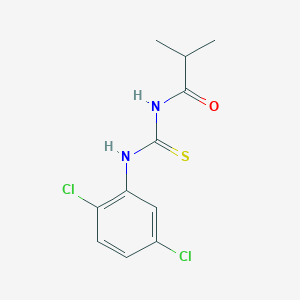 molecular formula C11H12Cl2N2OS B501234 N-[(2,5-dichlorophenyl)carbamothioyl]-2-methylpropanamide 