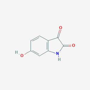 molecular formula C8H5NO3 B050124 6-hydroxy-2,3-dihydro-1H-indole-2,3-dione CAS No. 116569-08-5