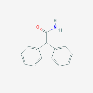 molecular formula C14H11NO B050131 9H-芴-9-甲酰胺 CAS No. 7471-95-6