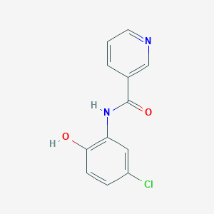 molecular formula C12H9ClN2O2 B501317 N-(5-chloro-2-hydroxyphenyl)nicotinamide 