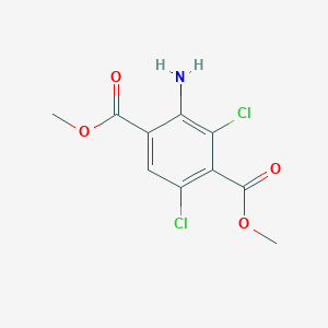 molecular formula C10H9Cl2NO4 B050135 Dimethyl 2-amino-3,5-dichloroterephthalate CAS No. 1258298-04-2