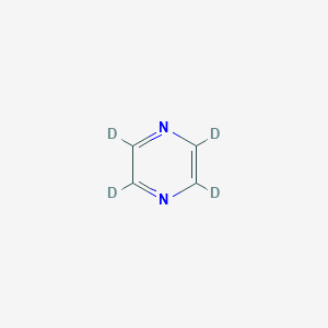 molecular formula C4H4N2 B050138 吡嗪-d4 CAS No. 1758-62-9