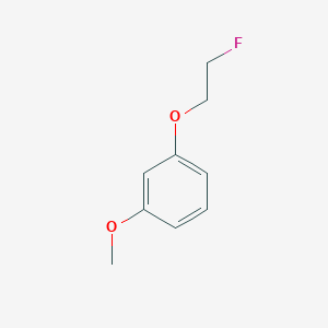 molecular formula C9H11FO2 B050144 1-(2-Fluoroethoxy)-3-methoxybenzene CAS No. 123644-36-0