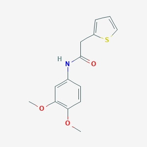 molecular formula C14H15NO3S B501474 N-(3,4-dimethoxyphenyl)-2-thiophen-2-ylacetamide CAS No. 434287-15-7