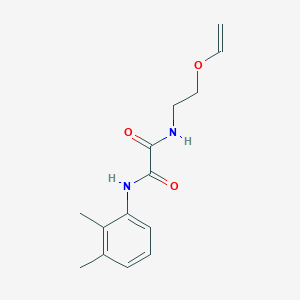 molecular formula C14H18N2O3 B5015100 N-(2,3-dimethylphenyl)-N'-[2-(vinyloxy)ethyl]ethanediamide 