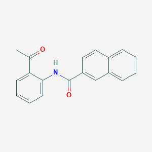 molecular formula C19H15NO2 B501523 N-(2-acetylphenyl)-2-naphthamide 