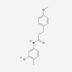 molecular formula C17H19NO3 B501540 N-(3-hydroxy-4-methylphenyl)-3-(4-methoxyphenyl)propanamide 