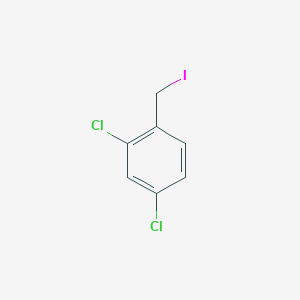 molecular formula C7H5Cl2I B050158 2,4-Dichloro-1-(iodomethyl)benzene CAS No. 116529-35-2