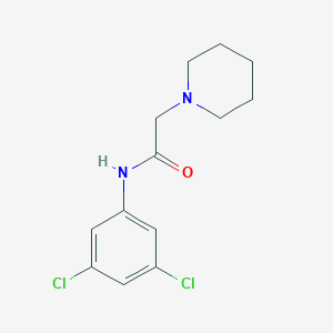molecular formula C13H16Cl2N2O B501591 N-(3,5-dichlorophenyl)-2-piperidin-1-ylacetamide CAS No. 662146-47-6