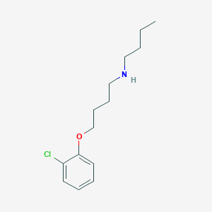 molecular formula C14H22ClNO B5016057 N-butyl-4-(2-chlorophenoxy)butan-1-amine 