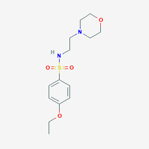 B501615 4-ethoxy-N-[2-(4-morpholinyl)ethyl]benzenesulfonamide CAS No. 446309-30-4