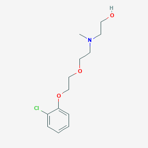 molecular formula C13H20ClNO3 B5016413 2-[2-[2-(2-Chlorophenoxy)ethoxy]ethyl-methylamino]ethanol 
