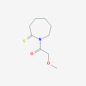 2-Methoxy-1-(2-sulfanylideneazepan-1-yl)ethanone
