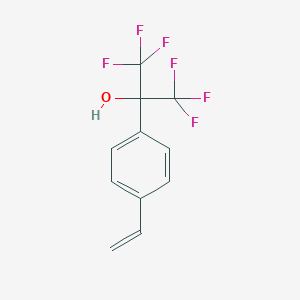 2-(4-Ethenylphenyl)-1,1,1,3,3,3-hexafluoropropan-2-ol