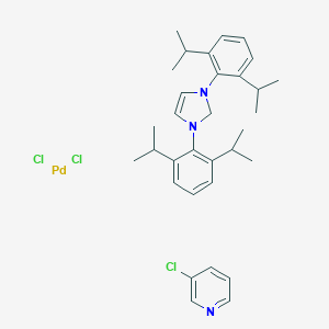 [1,3-Bis(2,6-Diisopropylphenyl)imidazol-2-ylidene](3-chloropyridyl)palladium(II) dichloride