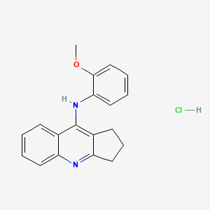 molecular formula C19H19ClN2O B5017014 N-(2-methoxyphenyl)-2,3-dihydro-1H-cyclopenta[b]quinolin-9-amine;hydrochloride 